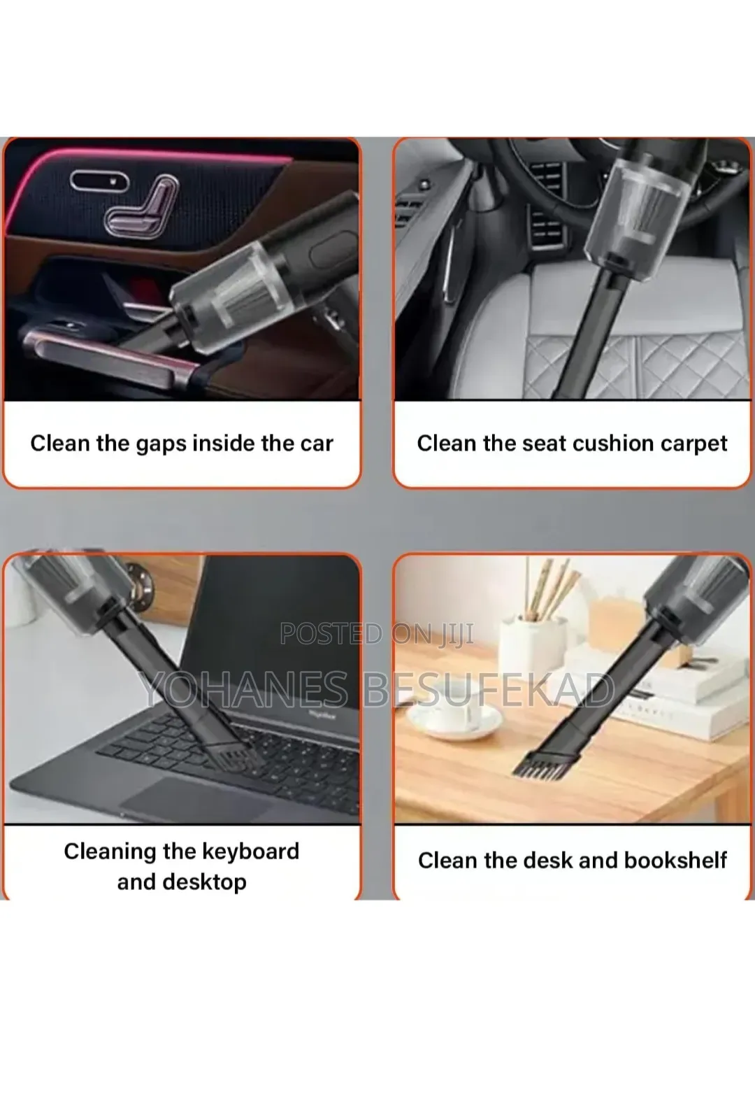 2-in-1 Mini Vacuum Cleaner
