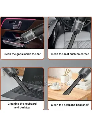 2-in-1 Mini Vacuum Cleaner