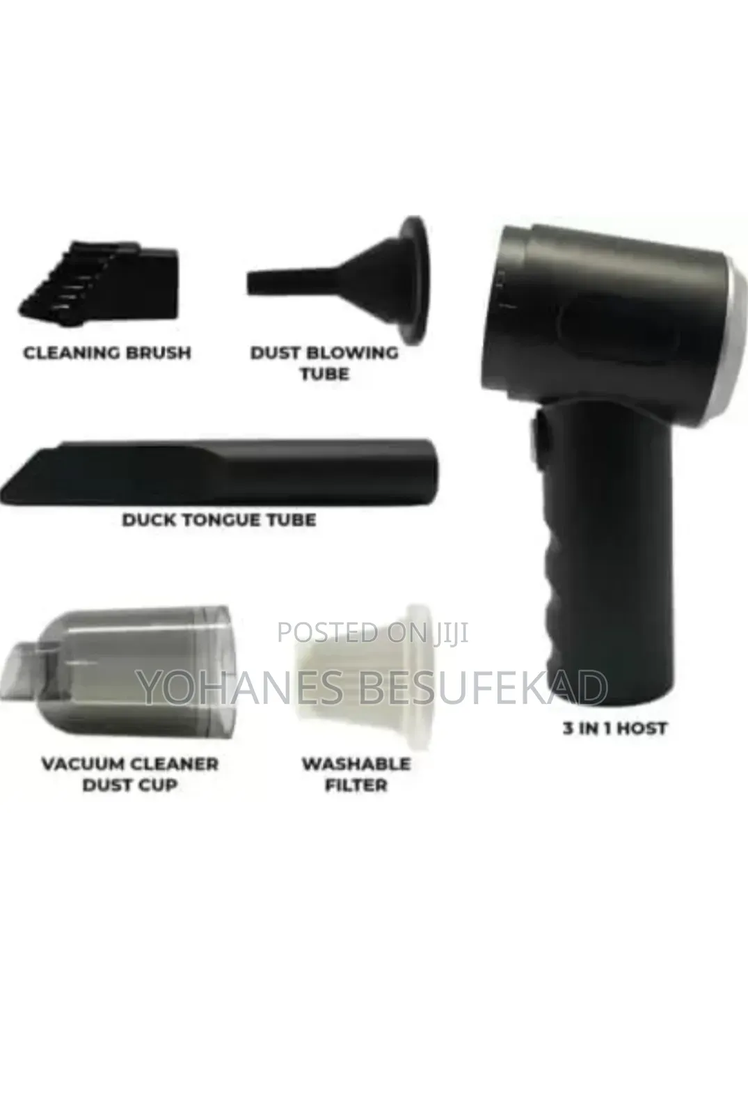 2-in-1 Mini Vacuum Cleaner