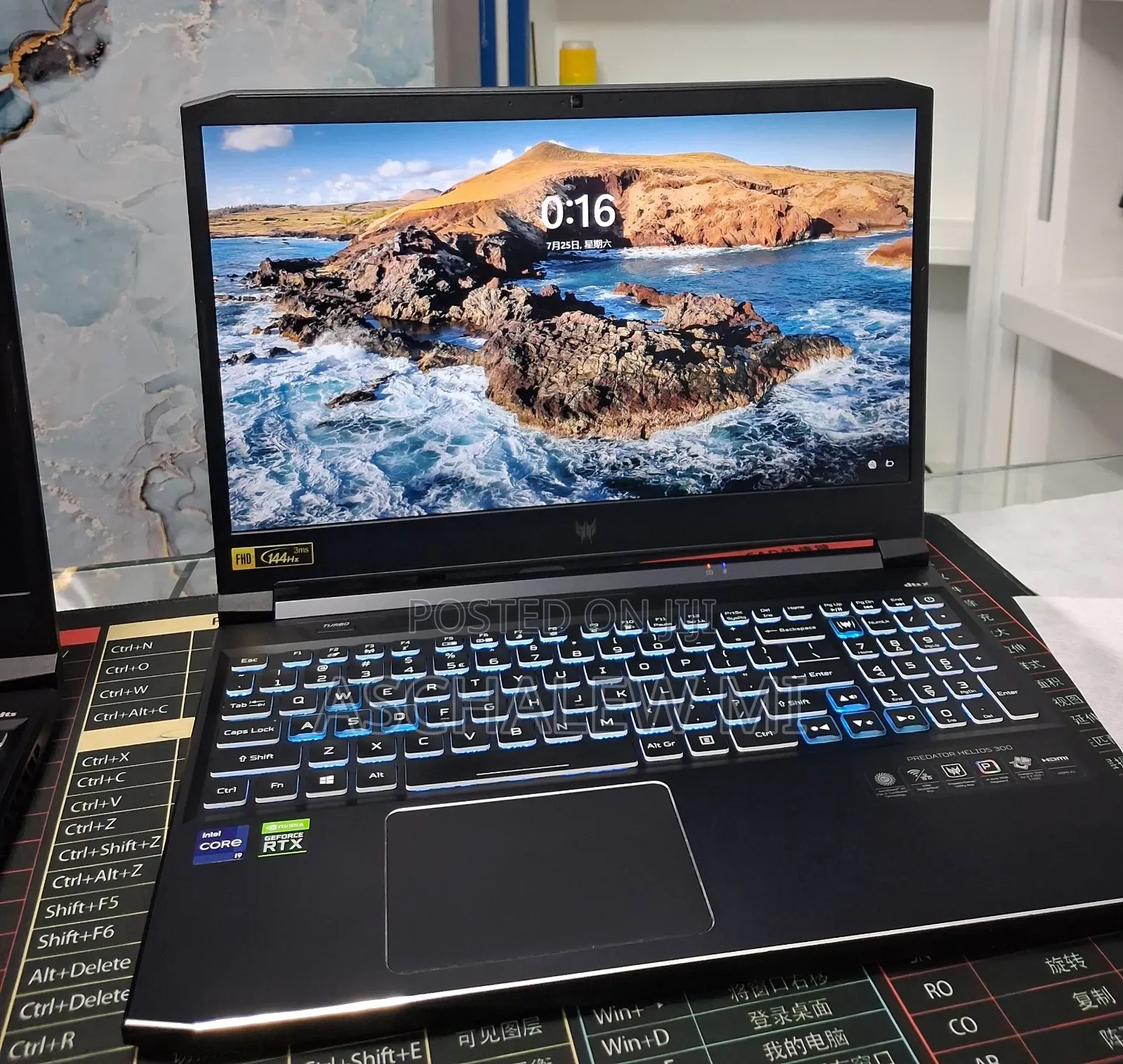 New Laptop Acer Predator Helios 300 16GB Intel Core i9 SSD 512GB