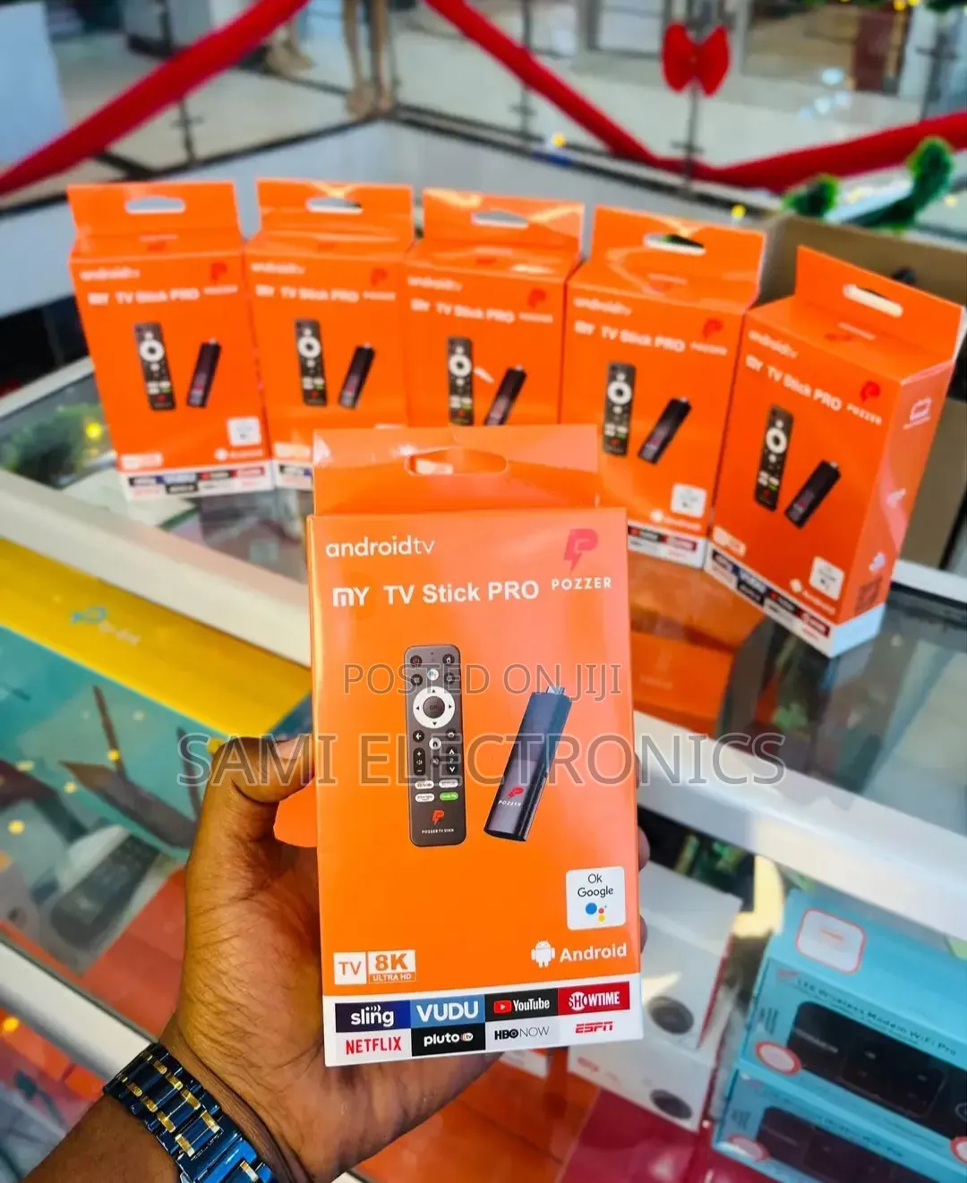 Pozzer Android TV Stick TV Smarter Device ቲቪ ስማርት ማድረጊያ Pozzer TvStick