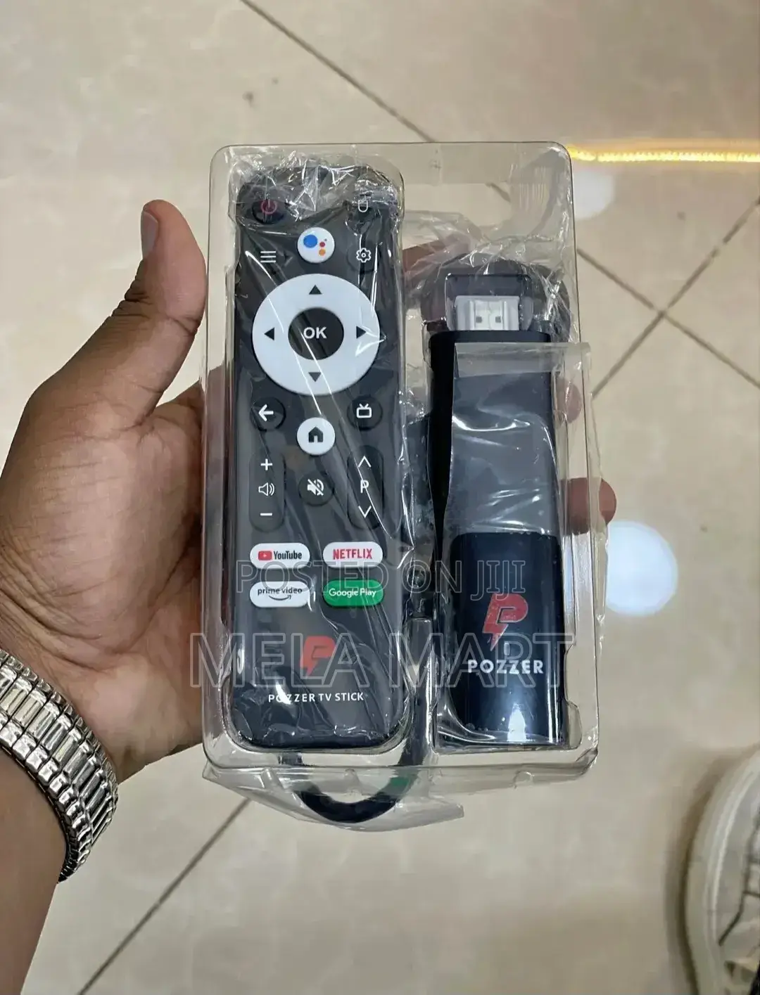 Pozzer TV Stick Android TV Stick Smarter Device ቲቪ ስማርት ማድረጊያ TvStick
