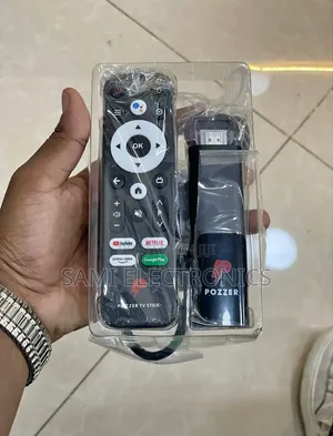 Pozzer Android TV Stick TV Smarter Device ቲቪ ስማርት ማድረጊያ Pozzer TvStick
