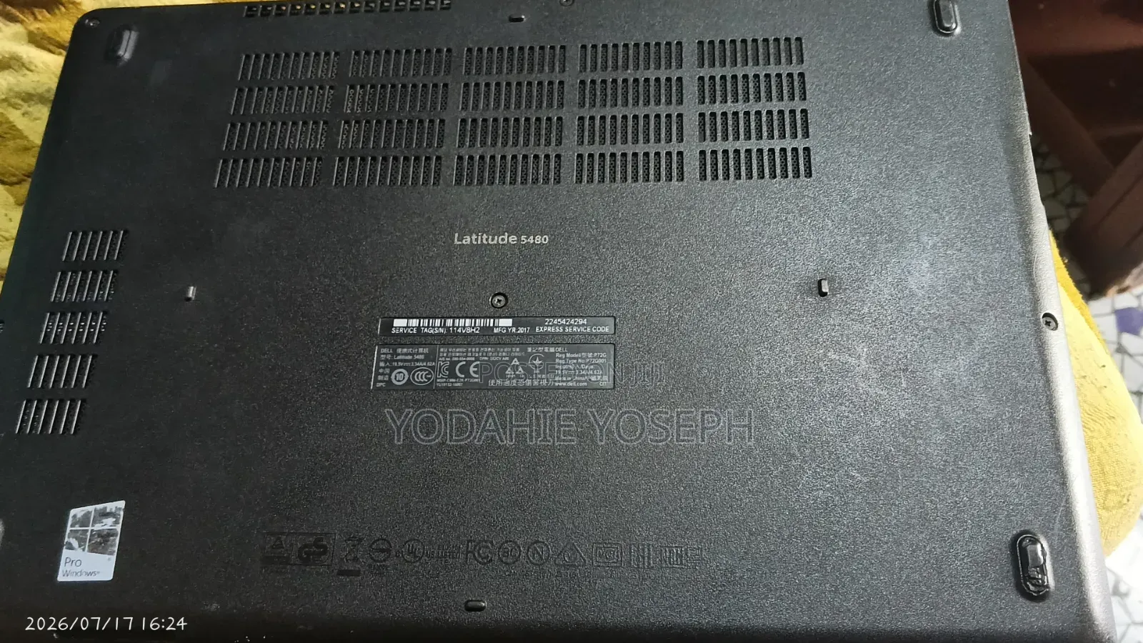 Laptop Dell Latitude 5480 8GB Intel Core i5 SSD 256GB