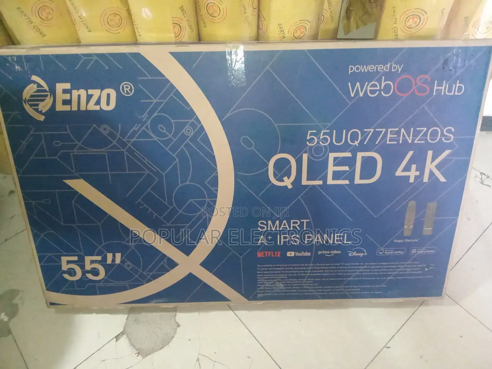 Enzo 55inchi TV Qled Smart TV