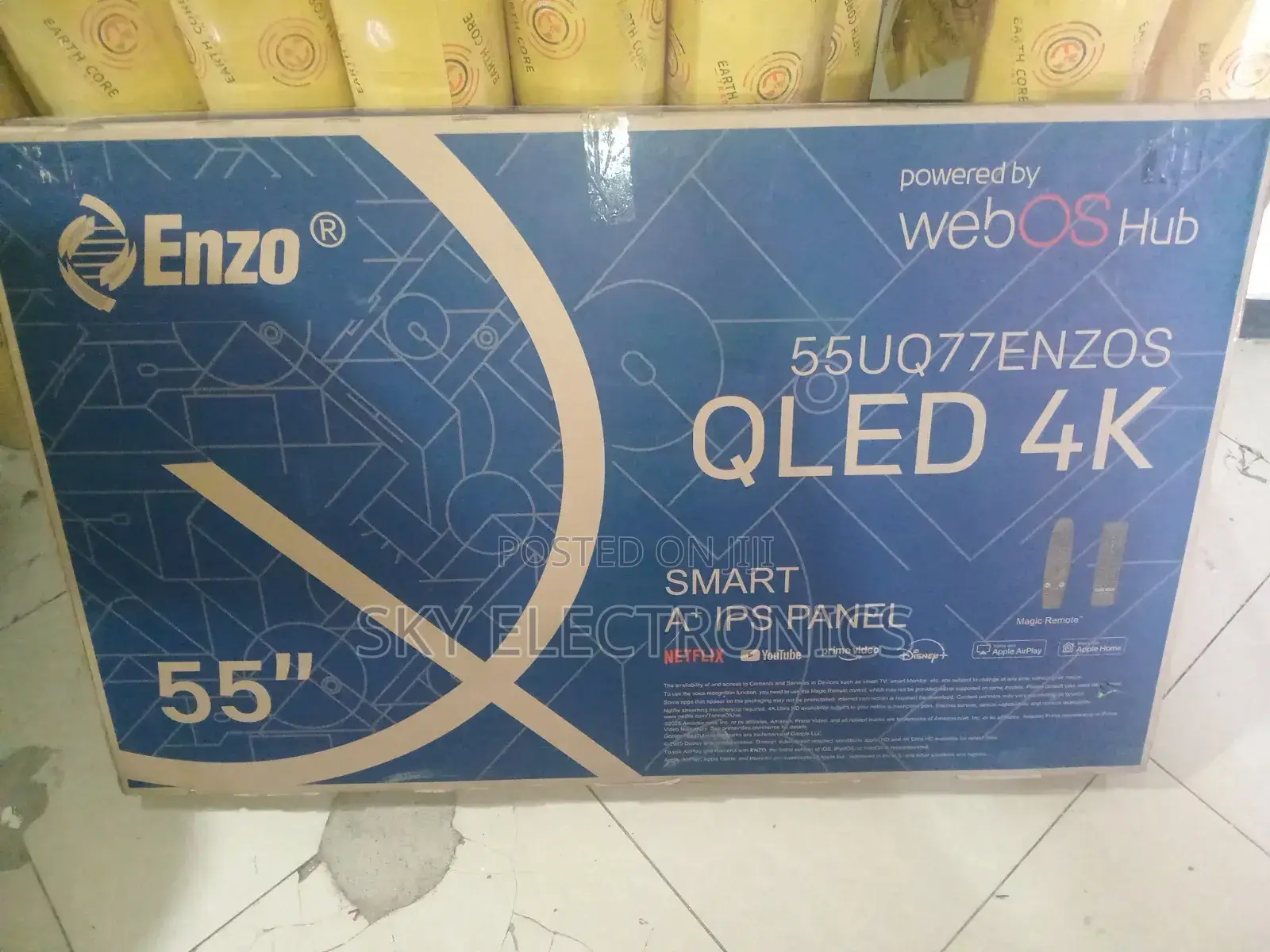 Enzo 55inchi TV Qled Smart TV