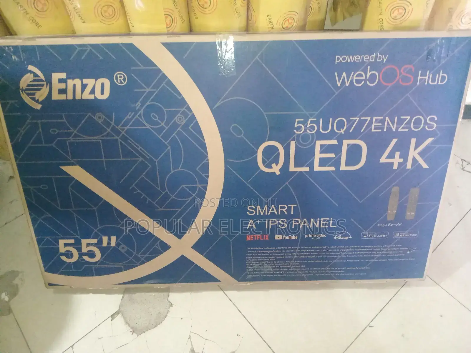 Enzo 55inchi TV Qled Smart TV