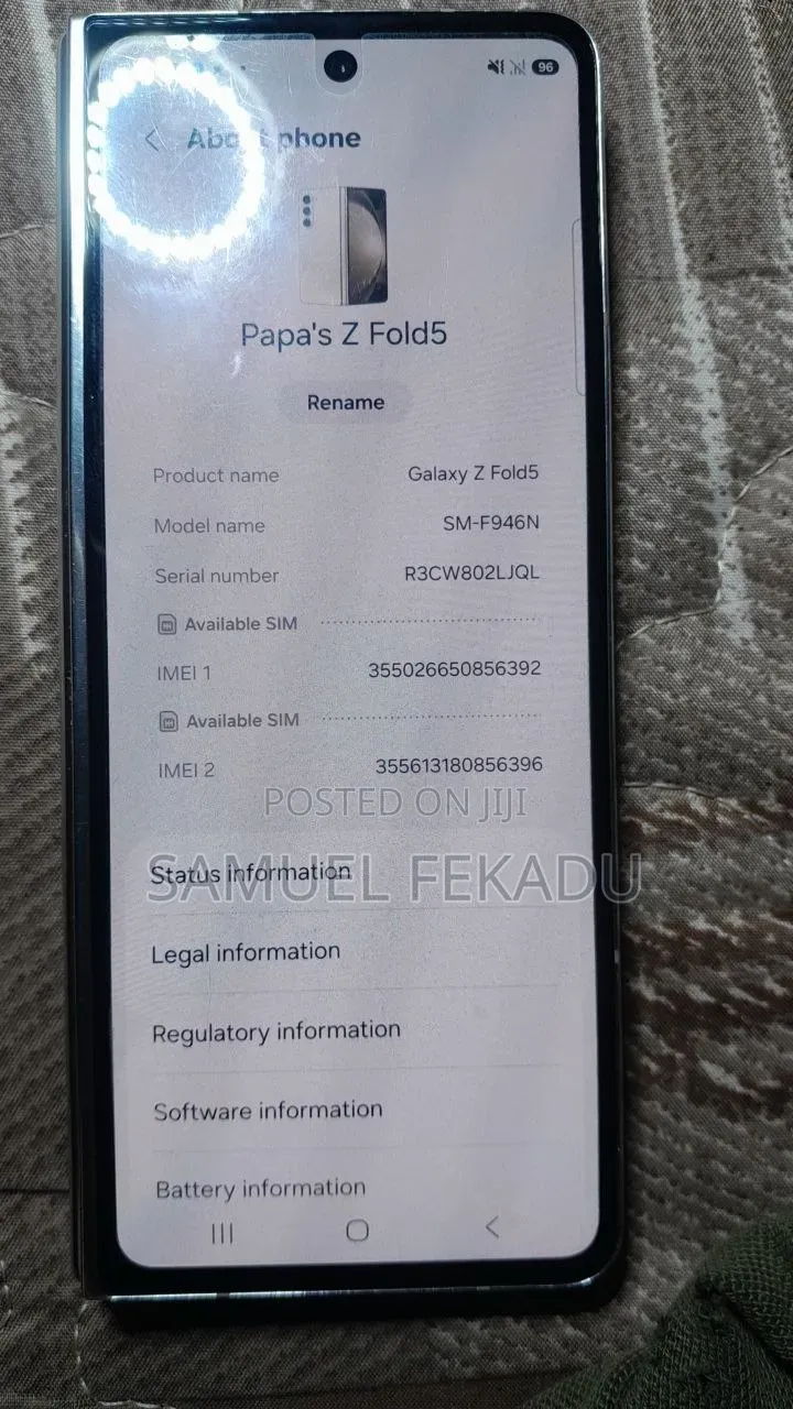 Samsung Galaxy Z Fold 5 512 GB White