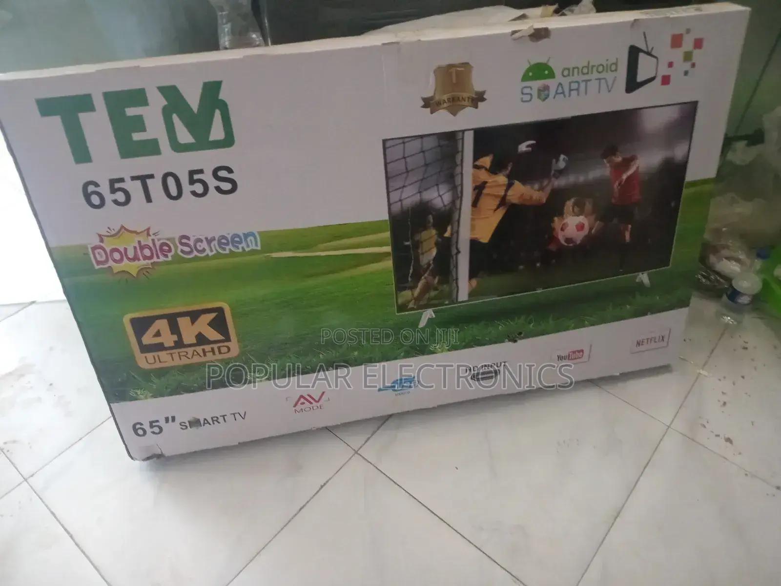 Tev 65inchi TV Smart TV Android