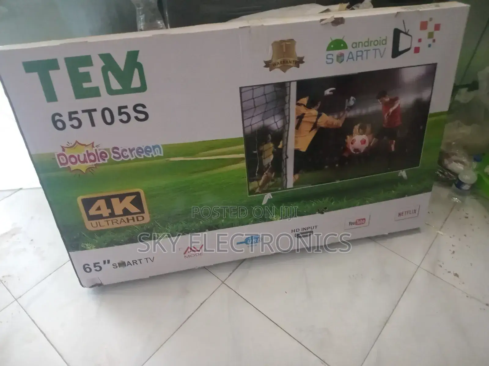 Tev 65inchi TV Smart TV Android