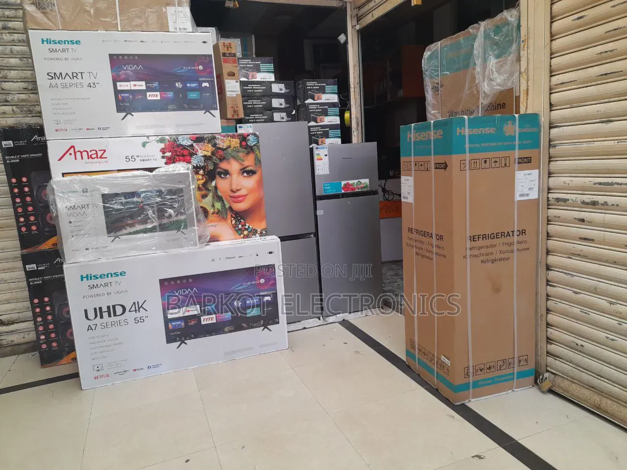Hisense Smart Qled TV 55 Inch A7 UHD SERIES 55 Inch Andraid Framles
