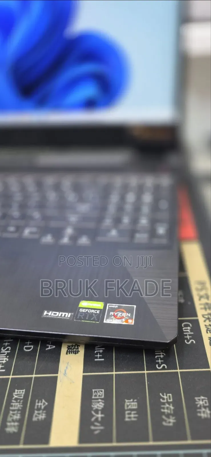 New Laptop Asus TUF Gaming A15 16GB AMD Ryzen 9 SSD 512GB