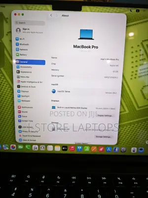 New Laptop Apple MacBook Pro 2025 M5 16GB Apple M5 SSD 1T