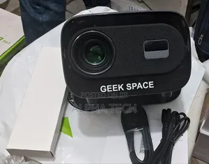 GEEK SPACE Smart Projector – Android 11 | Native HD | Support