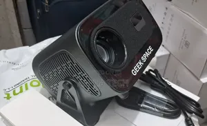GEEK SPACE Smart Projector – Android 11 | Native HD | Support
