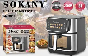  Sokany 8L Digital Air Fryer – 2000W Premium Kitchen Appliance 