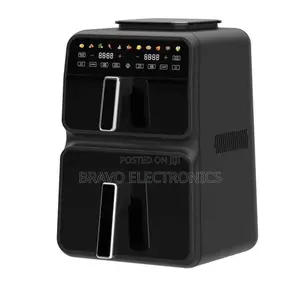 Sokany Double Air Fryer – 12.5L | Dual Basket | Oil-Free Cooking