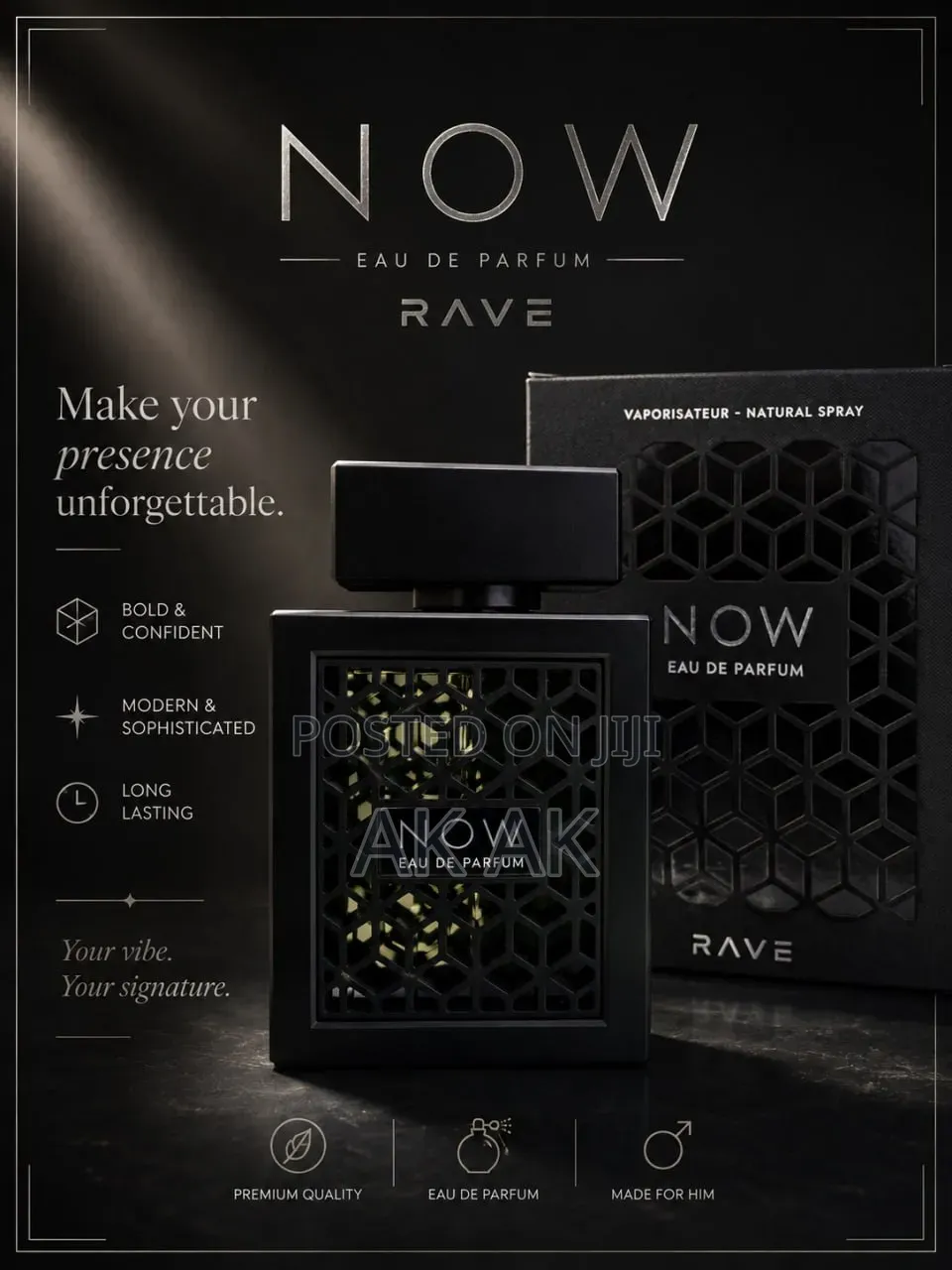 Rave NOW Clone Perfume|100ml|Addis