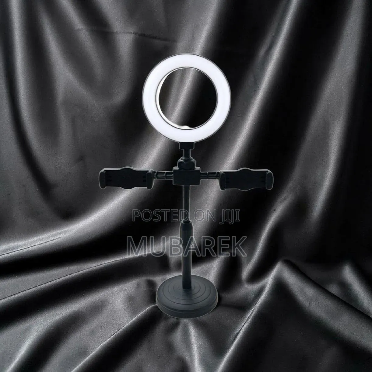 Desktop LED Selfie Fill Light With Adjustable Stand Phone Mounts