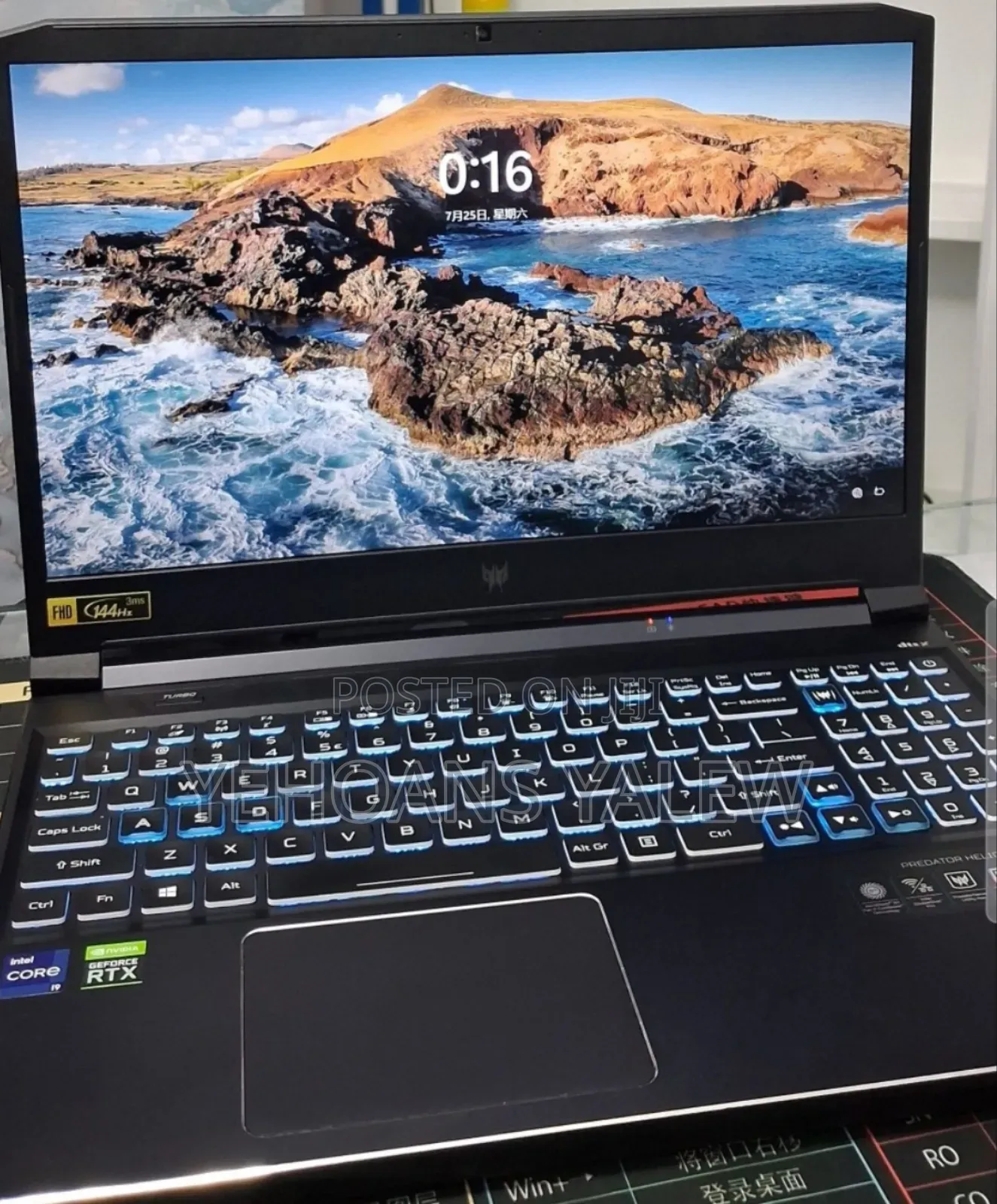 New Laptop Acer Predator 15 16GB Intel Core i7 SSD 512GB