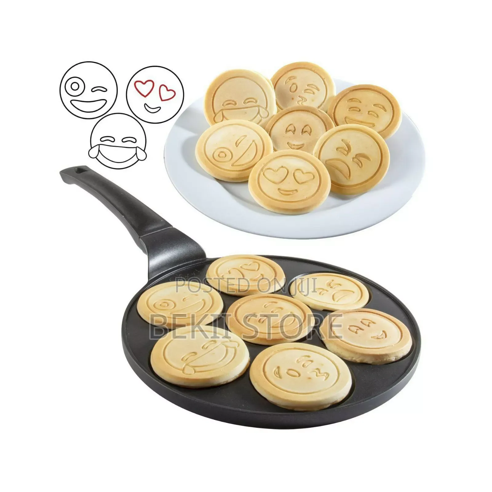 Baby Smiley Face Non-Stick Pancake Pan