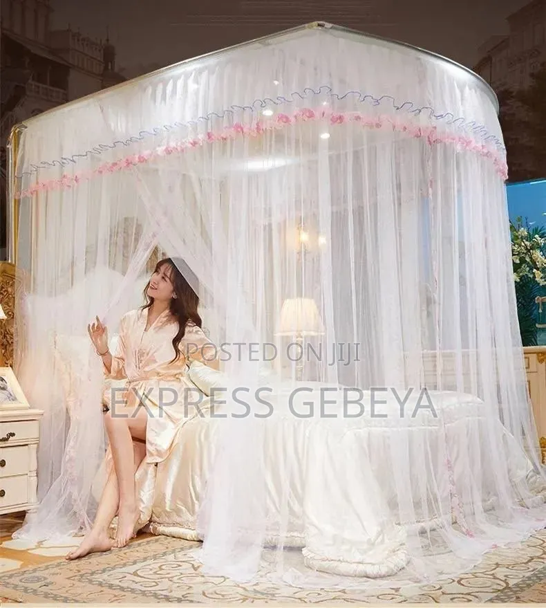 U Shapped Stainless Steel Frame Mosquito Net