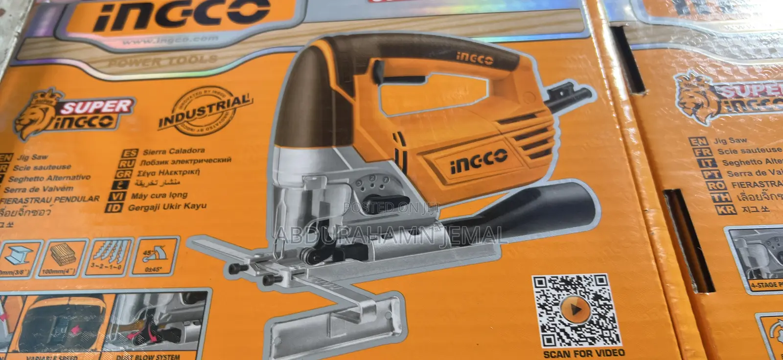 Jig Saw Ingco 800w