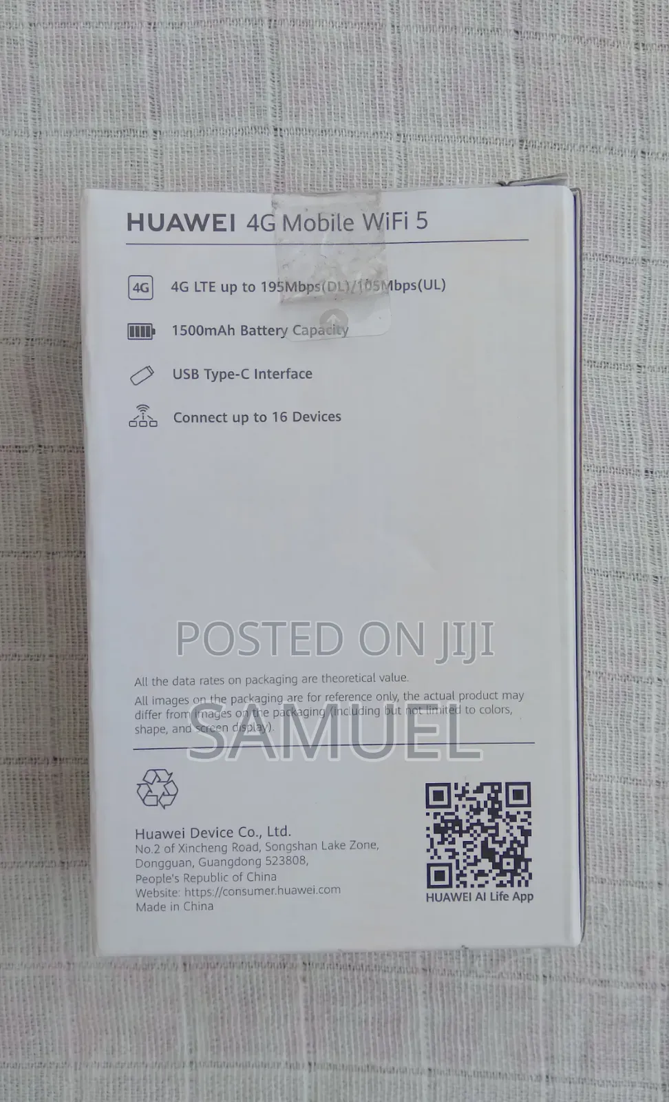Huwawei Wireless Router 195 MBPS ,16 Devices