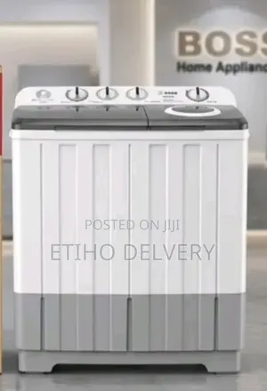 This Is a Boss Twin Tub Washing Machine, Specifically Model BOS1400 Wi