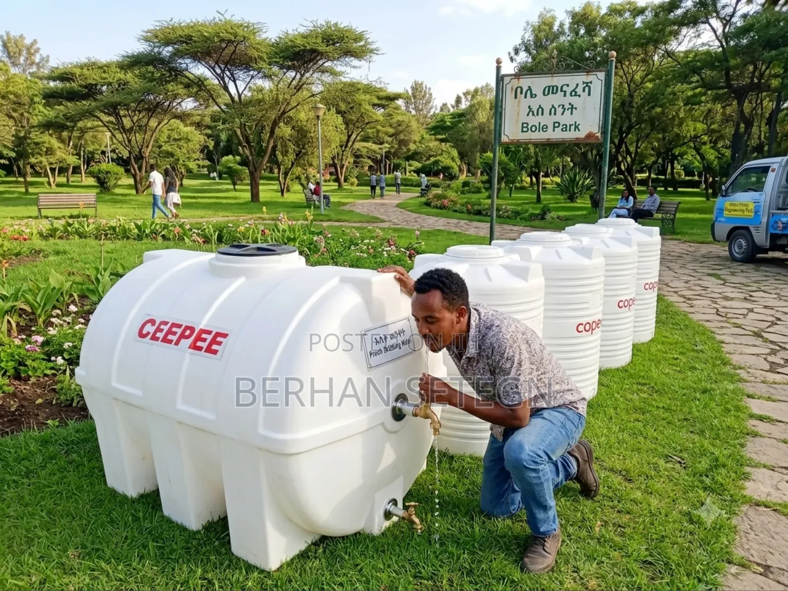 Roto Addis Made Water Storage Tanker Warranted Roto Tanker