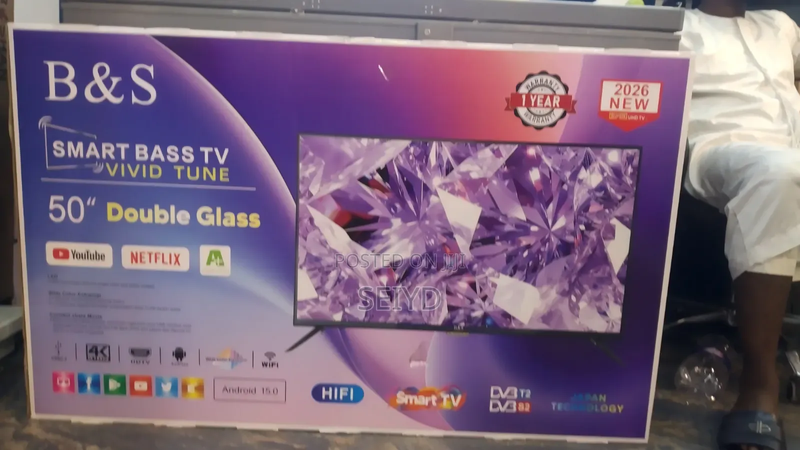 B S TV 50 Inch Androyd Smart