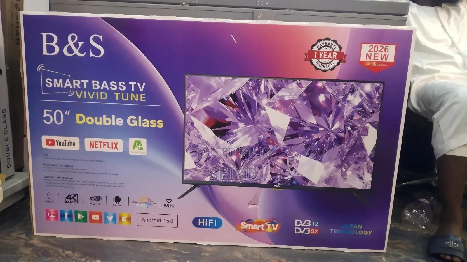 B S TV 50 Inch Androyd Smart