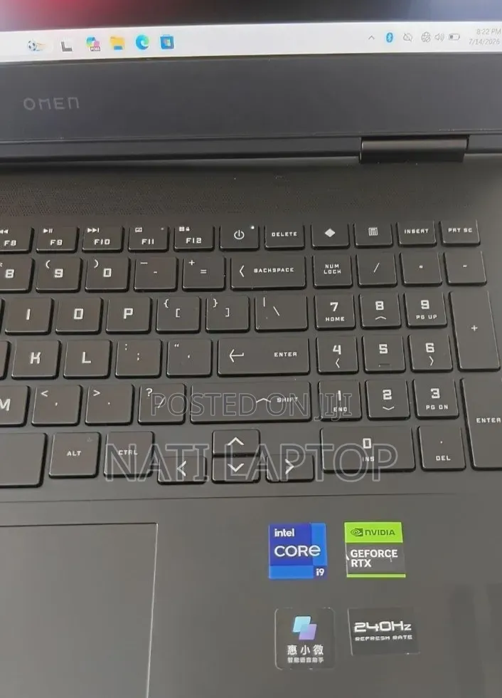 New Laptop HP Omen 16 16GB Intel Core i9 SSD 1T