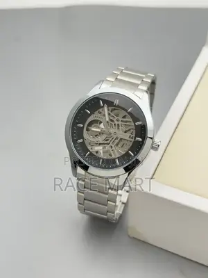 Armani Exchange Hampton Skeleton Watch