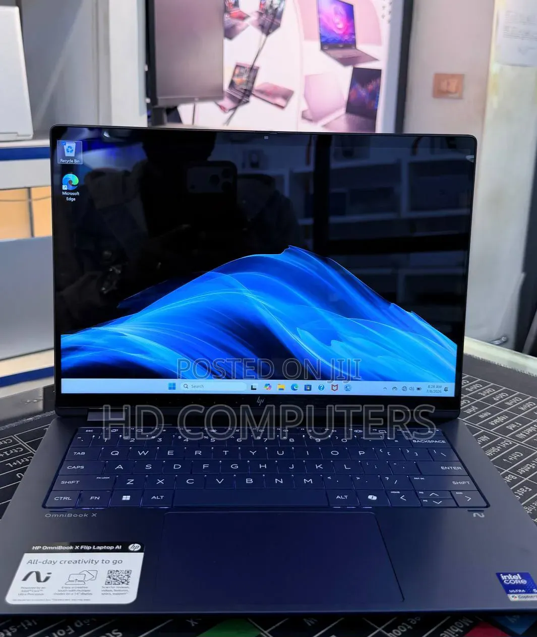 New Laptop HP OmniBook 5 14" 16GB Intel Core Ultra 7 SSD 1T
