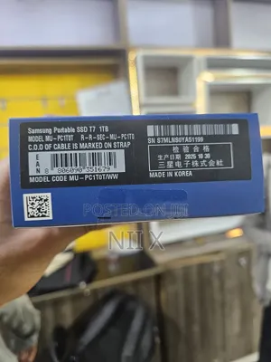 Samsung T7 Portable SSD – 1TB (Brand New Packed)