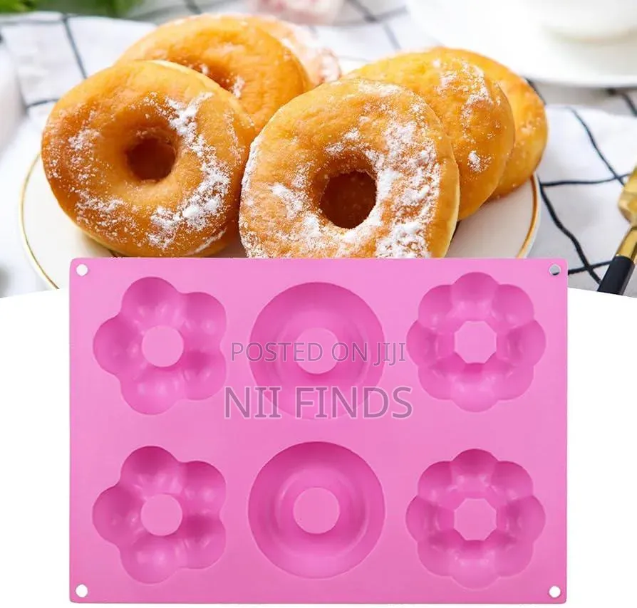Donut and Flower Shaped Silicon Mold