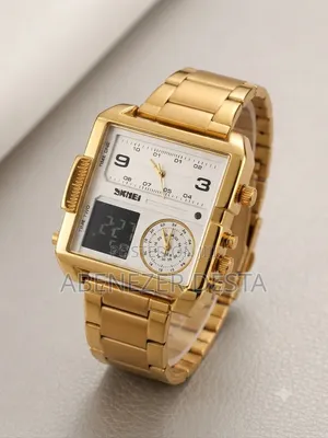 Skmei 1584 Features a Distinctive Square Dial Both Analog and Digital