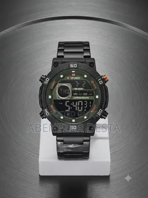 Naviforce NF9241S Is a Digital Sports Watch a Stainless Steel Strap