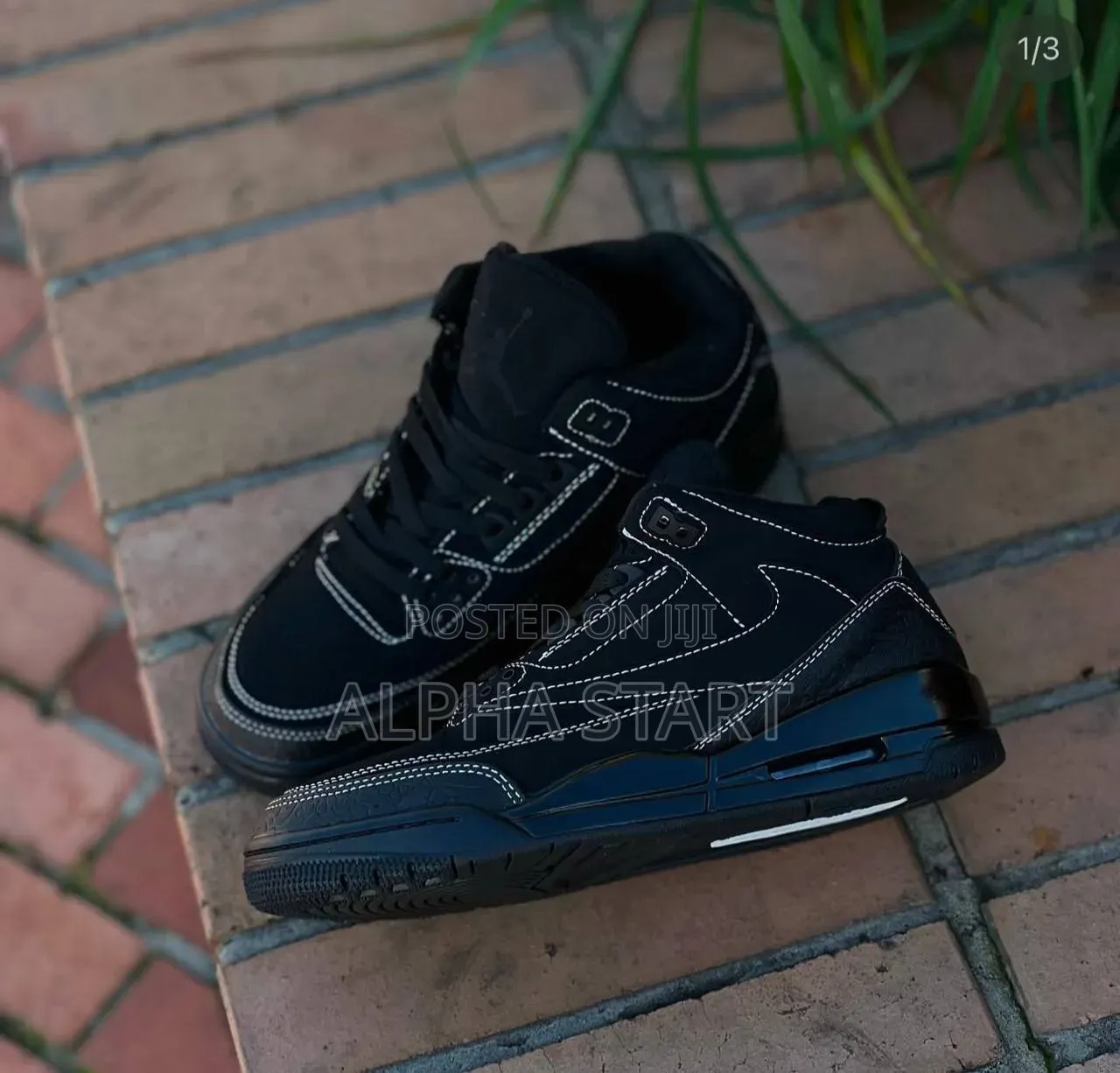 Air Jordan 3 Travis Scott Black Cat Madtet Quality Made in Vietnam
