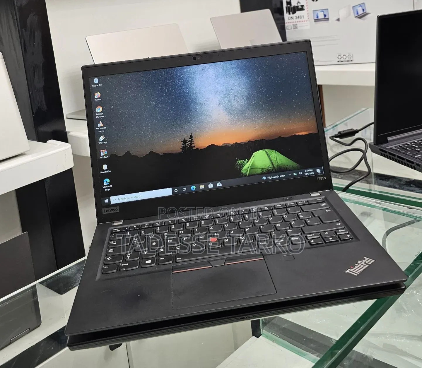 New Laptop Lenovo ThinkPad t495s 16GB AMD Ryzen 7 SSD 512GB