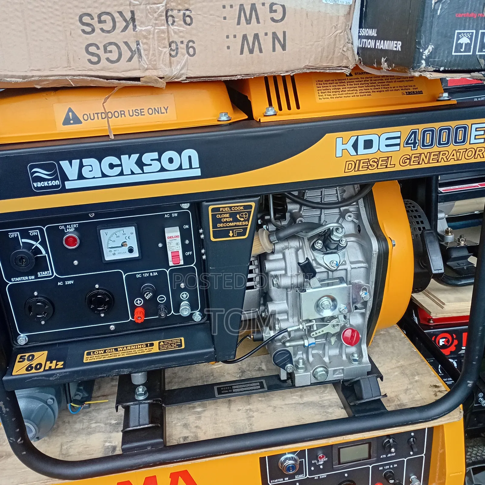 3kw Vackson Generatoer