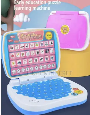 1pc Kids Mini Learning Tablet Computer Educational Simulation Laptop