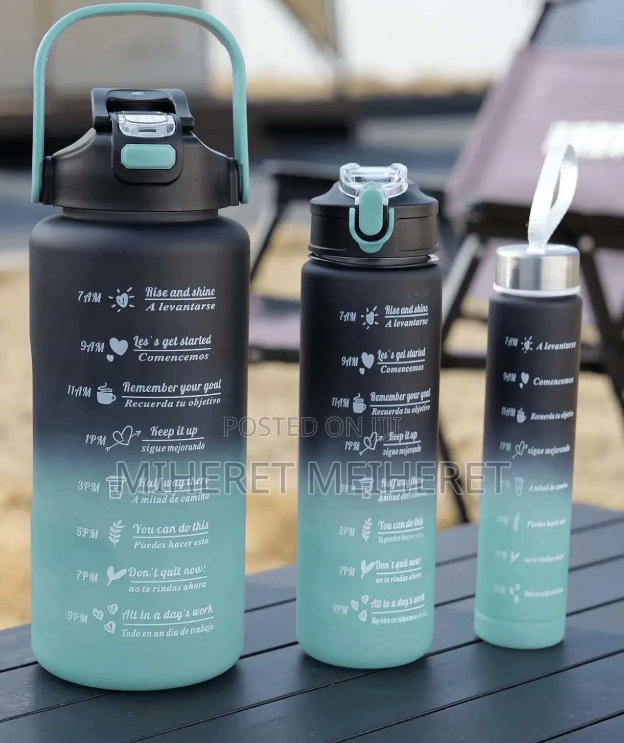 Sports Water Bottle, Portable Straw Cup for Outdoor Sports and Fitness