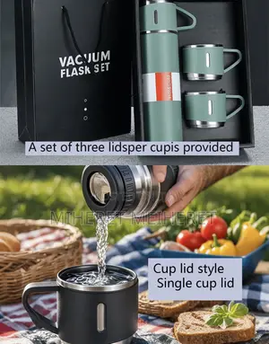 1pc Bottle Set, Stainless Cup, Tea Coffee Milk Beverage, Lasting Hot