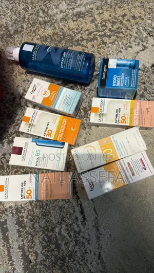 Sunscreen,cleanser and Moisturizer
