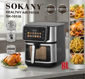 Sokany 8 Liter Smart Air Fryer