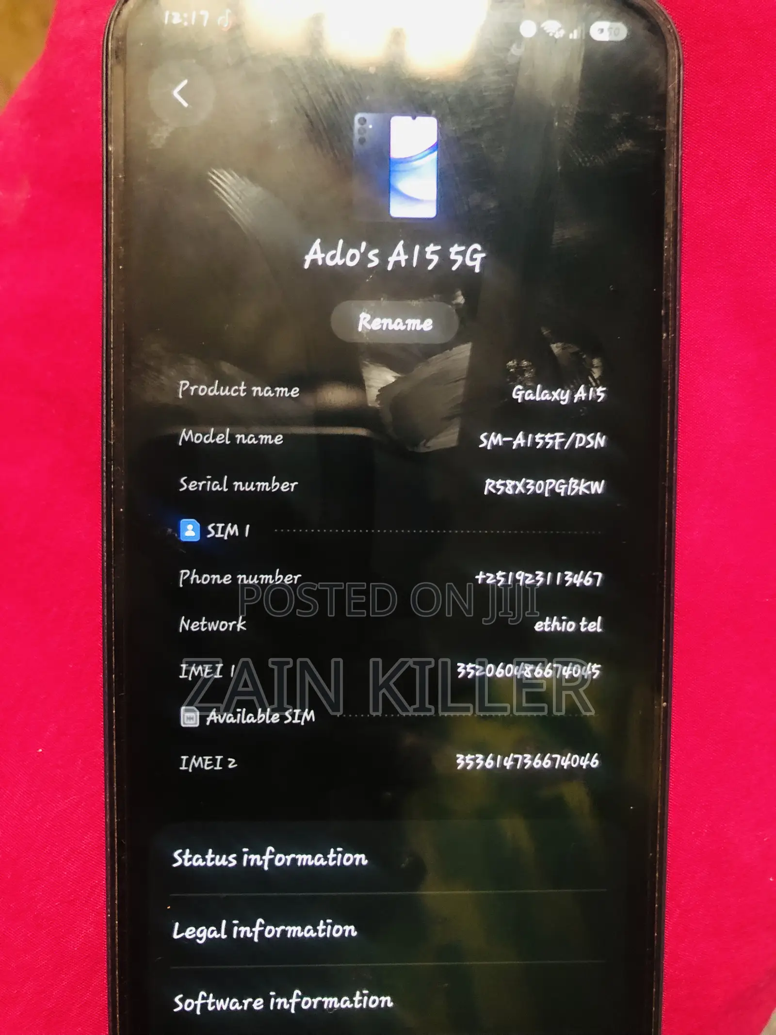 Samsung Galaxy A15 5G 128 GB Blue