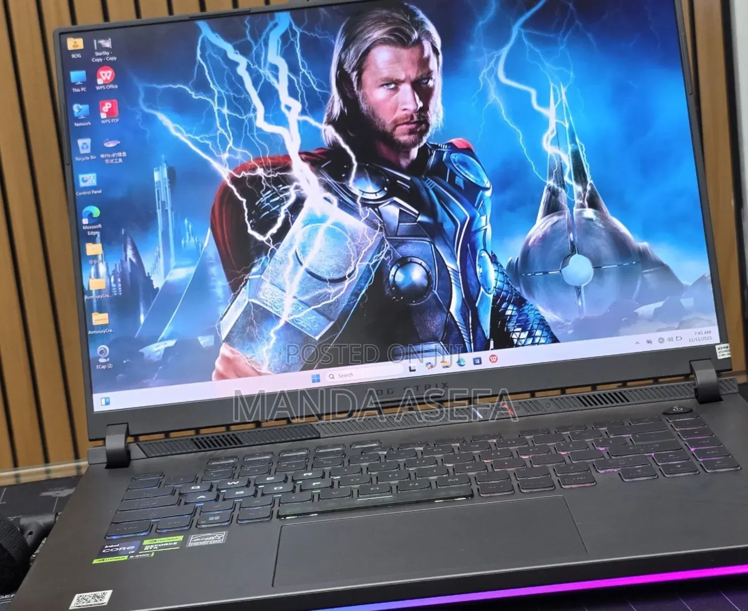 New Laptop Asus ROG Strix G16 G614 16GB Intel Core i9 SSD 1T