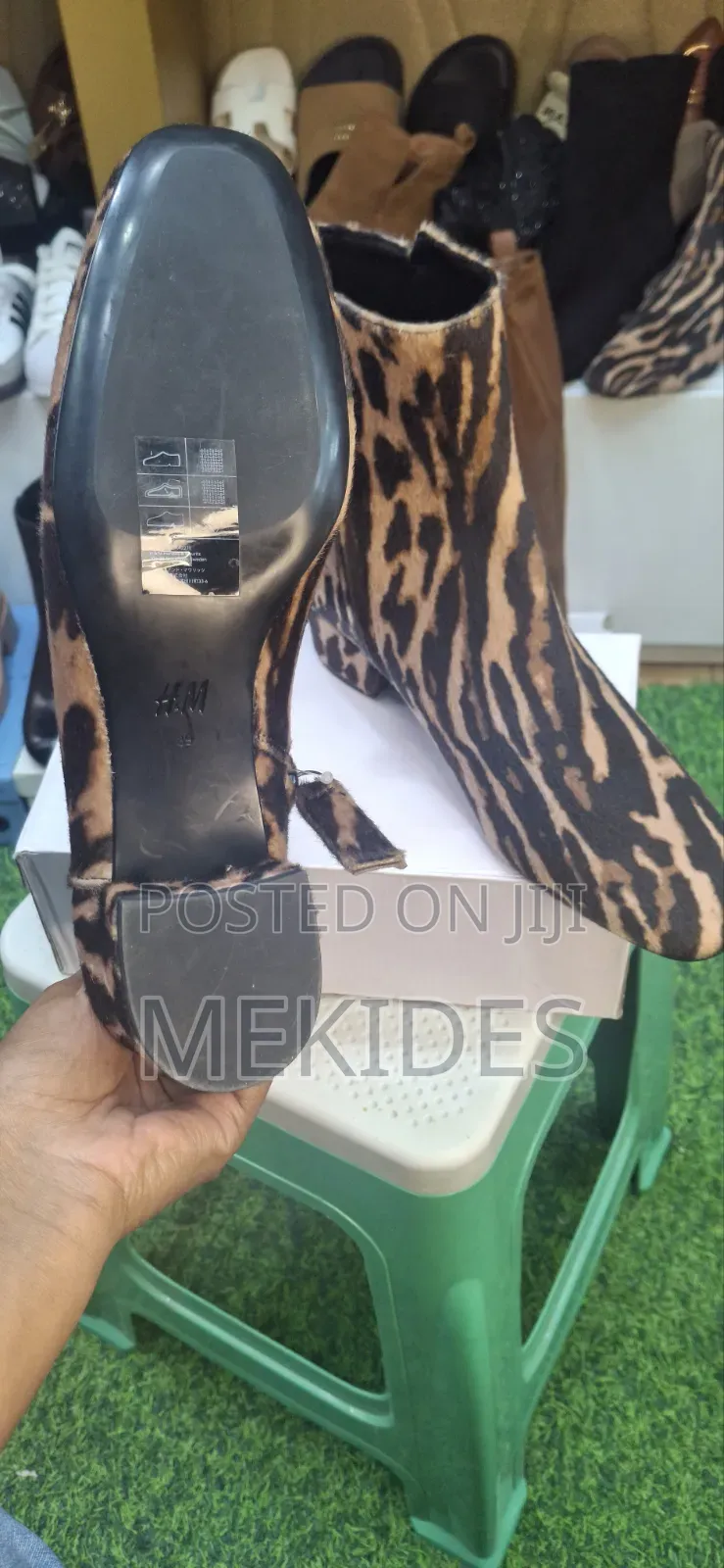 H M Boots on Hand
